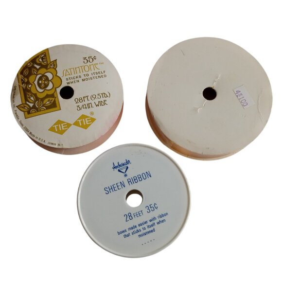 🎯 10 for $10 / 3 Rolls of Vintage Ribbon - Picture 5 of 8